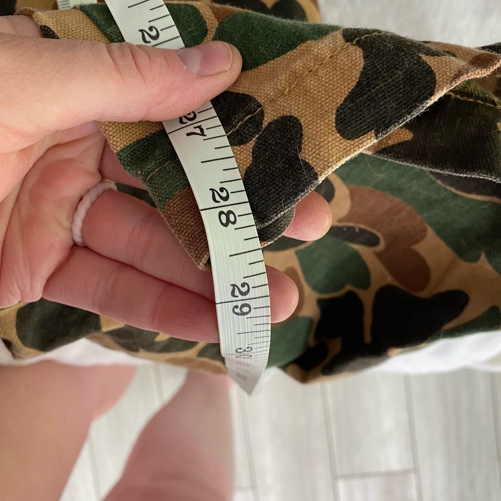 Vintage 80s Game Winner Duck Camo Full Body Jumpsuit Front Zip Men's Size Large - Picture 10 of 10